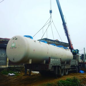 Transport & Setup Sewage Treatment Tank at Thuong Xuan Thanh Hoa General Hospital